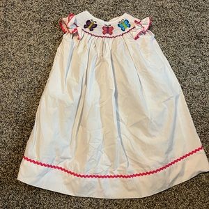 Butterfly Smocked Dress